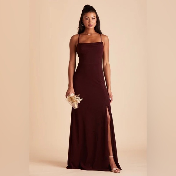 NWT Birdy Grey Ash Dress in Crepe Cabernet - Picture 1 of 6